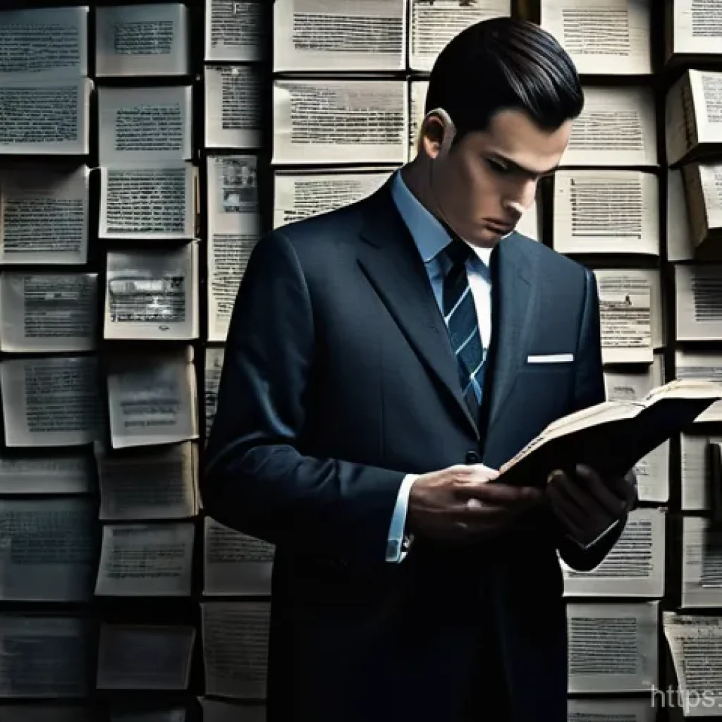 근대 문학과 탈근대 문학 - **Prompt: "The Modernist's Quest for New Meaning"**
A lone intellectual, in early 20th-century a...